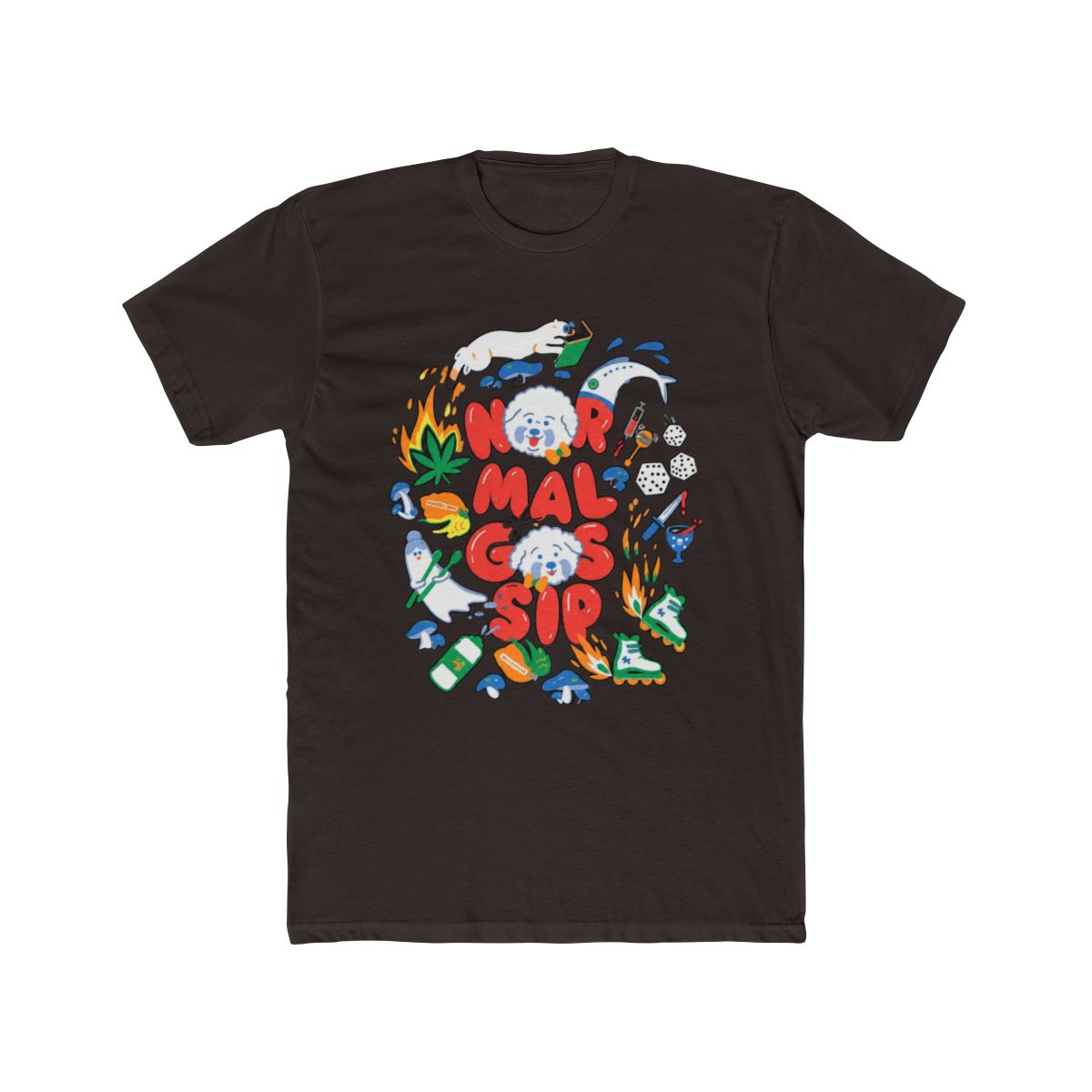 Normal Gossip 1 T Shirt - alternate angle 3, merchandise