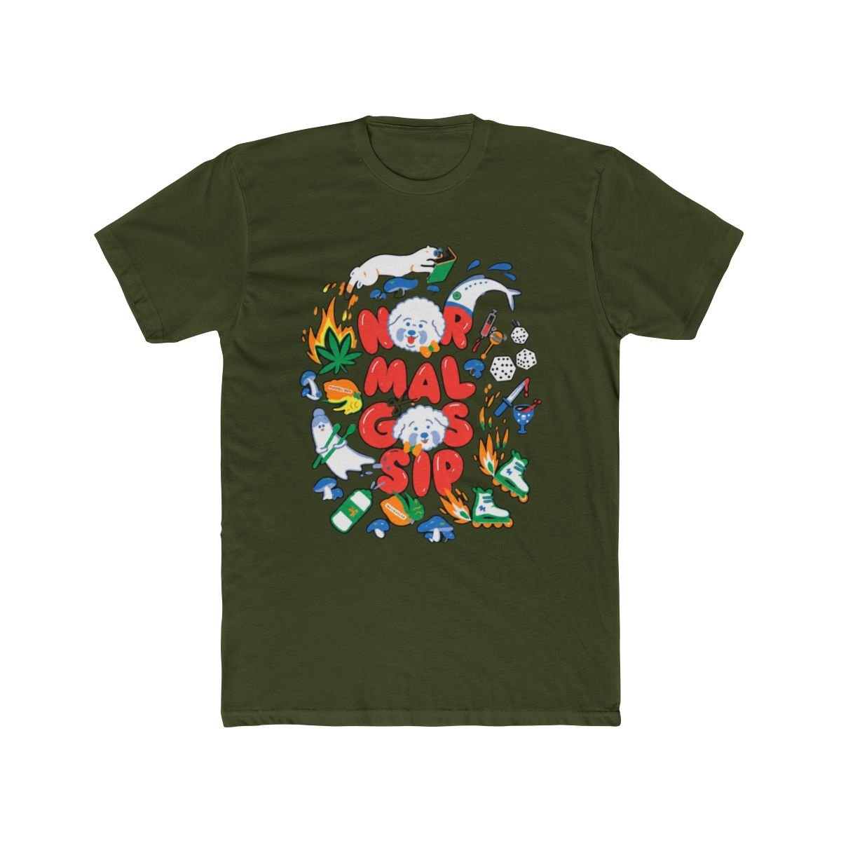 Normal Gossip 1 T Shirt - alternate angle 5, merchandise