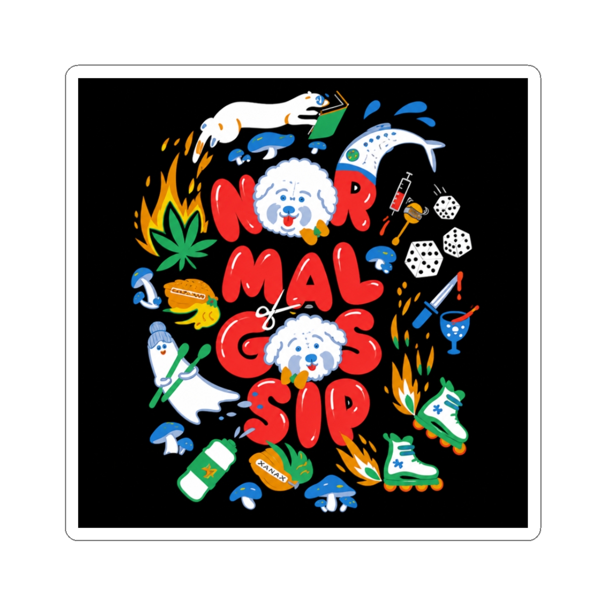 Normal Gossip 1 Sticker